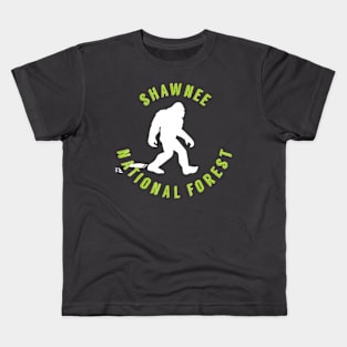 Shawnee National Forest Squatch Kids T-Shirt